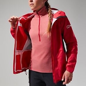 Women's MTN Guide Hyper Alpha Jacket - Red/Black