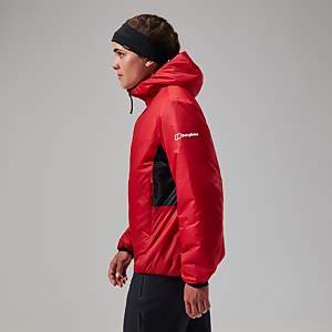 Women's MTN Arete LB Synthetic Hoody - Red/Black