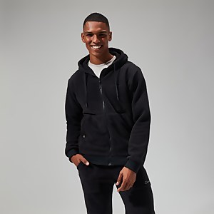 Men's Prism Polartec Hooded Jacket - Black