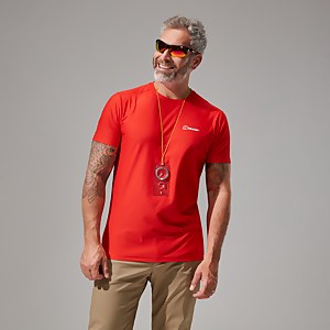 24/7 Super Stretch Tech T-Shirt für Herren - Orange