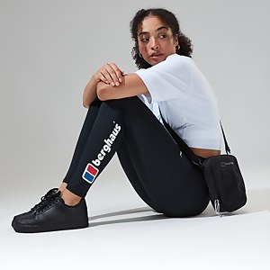 Women's Berghaus Big Logo Core Legging - Black