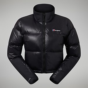 Women's Arkos Reflect Crop Down Jacket - Black