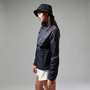 Unisex Reverse Wind Full Zip Fleece - Black/Grey