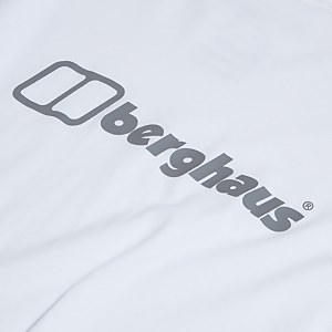 Organic Big Colour Logo Super Stretch T-Shirt für Herren - Weiß