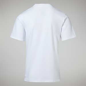 Organic Big Colour Logo Super Stretch T-Shirt für Herren - Weiß