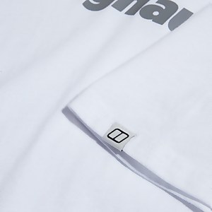 Organic Big Colour Logo Super Stretch T-Shirt für Herren - Weiß
