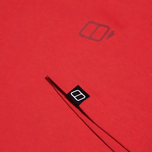 Organic Colour Logo Super Stretch T-Shirt für Herren - Rot