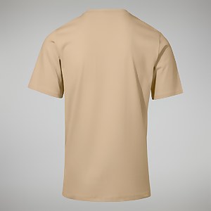 Men's Organic Colour Logo Super Stretch Tee Natural