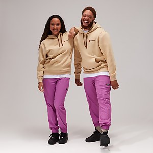 Unisex Heritage Small Logo Hoody Natural - XS
