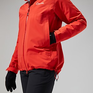 Women's Highland Storm 3L Waterproof Jacket - Orange