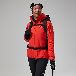Women's Highland Storm 3L Waterproof Jacket - Orange