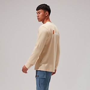 Unisex Orginal Heritage F&B Logo Long Sleeve T-Shirt - Natural