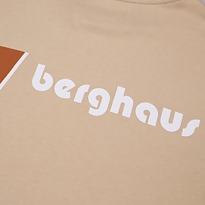 Unisex Orginal Heritage F&B Logo Long Sleeve T-Shirt - Natural