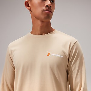 Unisex Orginal Heritage F&B Logo Long Sleeve T-Shirt - Natural