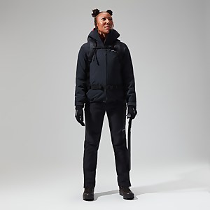 Highland Storm 3L Wasserdichte Jacken für Damen - Schwarz