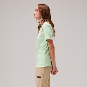 Unisex Skyline Lhotse Short Sleeve Tee - Light Green