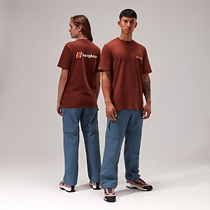 Unisex Orginal Heritage F&B Logo T-Shirt Dark Brown - 2XL