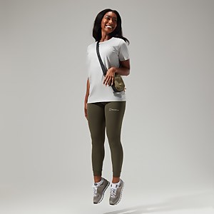 Women's Linear Landscape Short Sleeve Tee Light Grey