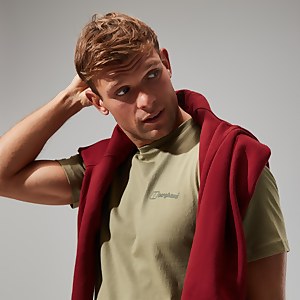 Mont Blanc MTN Short Sleeve T-Shirt für Herren - Hellgrün