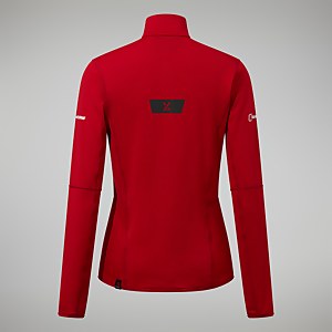 Women's MTN Arete LB Half Zip - Red