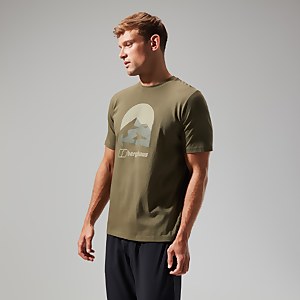 Edale MTN Short Sleeve T-Shirt für Herren - Dunkelgrün