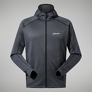 Men's Urban Spitzer Hooded Jacket Interactive - Black/Grey