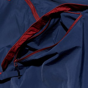 Men's Urban Co-ord Wind Jacket - Dark Blue/Dark Red
