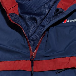 Men's Urban Co-ord Wind Jacket - Dark Blue/Dark Red