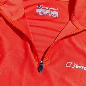 Women's 24/7 Tech Tee Long Sleeve Half Zip - Orange