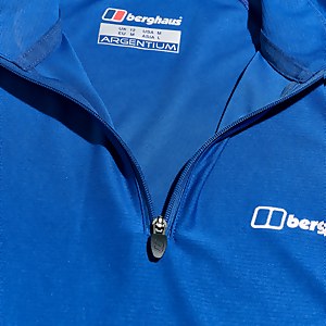 24/7 Long Sleeve Half Zip Tech T-Shirt für Damen - Blau
