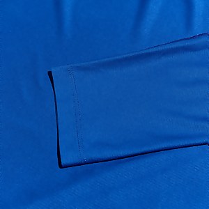24/7 Long Sleeve Half Zip Tech T-Shirt für Damen - Blau