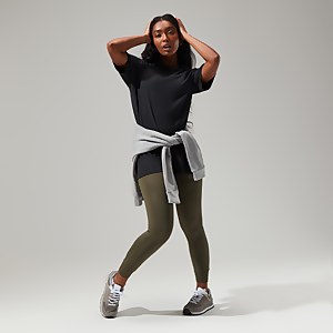 Women's Boyfriend Logo Short Sleeve Tee Black