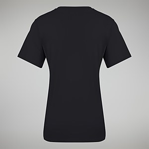 Women's Boyfriend Logo Short Sleeve Tee Black