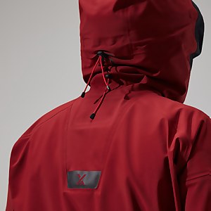 MTN Arete Descend Gore-Tex Jacken für Herren - Dunkelrot/Schwarz