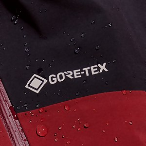 MTN Arete Descend Gore-Tex Jacken für Herren - Dunkelrot/Schwarz
