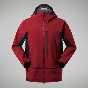 MTN Arete Descend Gore-Tex Jacken für Herren - Dunkelrot/Schwarz