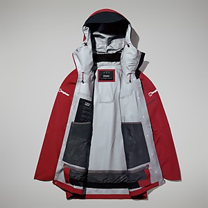 MTN Arete Descend Gore-Tex Jacken für Herren - Dunkelrot/Schwarz