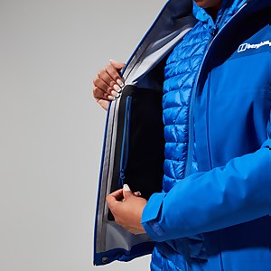 Highland Storm 3L Wasserdichte Jacken für Damen - Blau