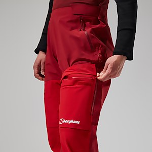 Women's MTN Arete Descend Gore-Tex Bib Pants - Red