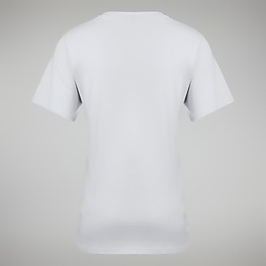 Boyfriend Logo Short Sleeve T-Shirt für Damen - Weiß