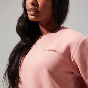 Women's Logo Crew Sweater Pink