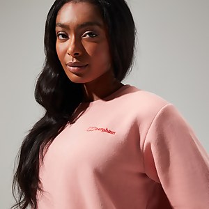 Women's Logo Crew Sweater Pink