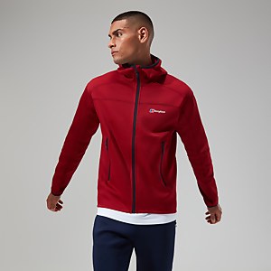 Men's Pravitale MTN 2.0 Hooded Jacket - Dark Red/Red