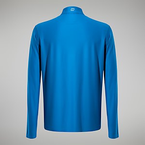24/7 Long Sleeve Half Zip Tech T-Shirt für Herren - Blau