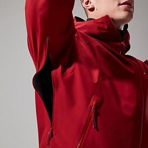 Paclite Peak Vented Gore-Tex Jacken für Herren - Dunkelrot