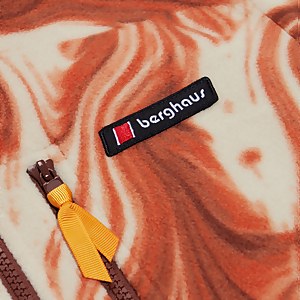 Unisex Prism Print Trango Half-zip Fleece - Brown/Natural