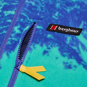 Unisex Prism Print Trango Half-zip Fleece - Turquoise/Blue