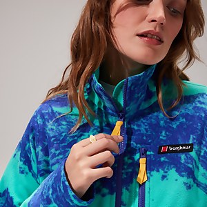 Unisex Prism Print Trango Half-zip Fleece - Turquoise/Blue