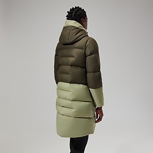 Women's Combust Reflect Long Jacket - Green