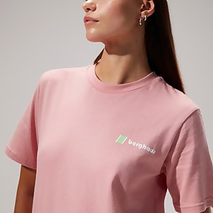 Unisex Aztec Block T-Shirt - Pink